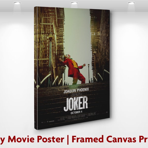 Movie poster printing | Any your favorite movie Tv show | Print on Canvas Gallery frame