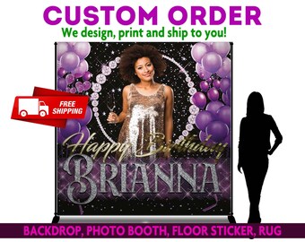 Photo backdrop, Photo step and repeat, Photo step and repeat, Prom backdrop, Sweet 16 backdrop, 50st birthday backdrop