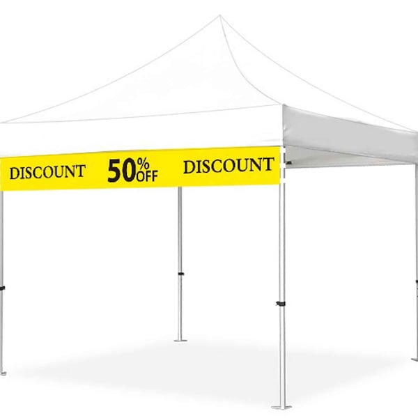 Tent Banner 10x10 Etsy