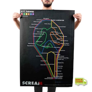 Scream 6 Movie Poster, Quality Print on Glossy Print, Photo Poster Paper - SCREAM62