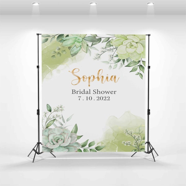 Bridal Shower Backdrop Etsy