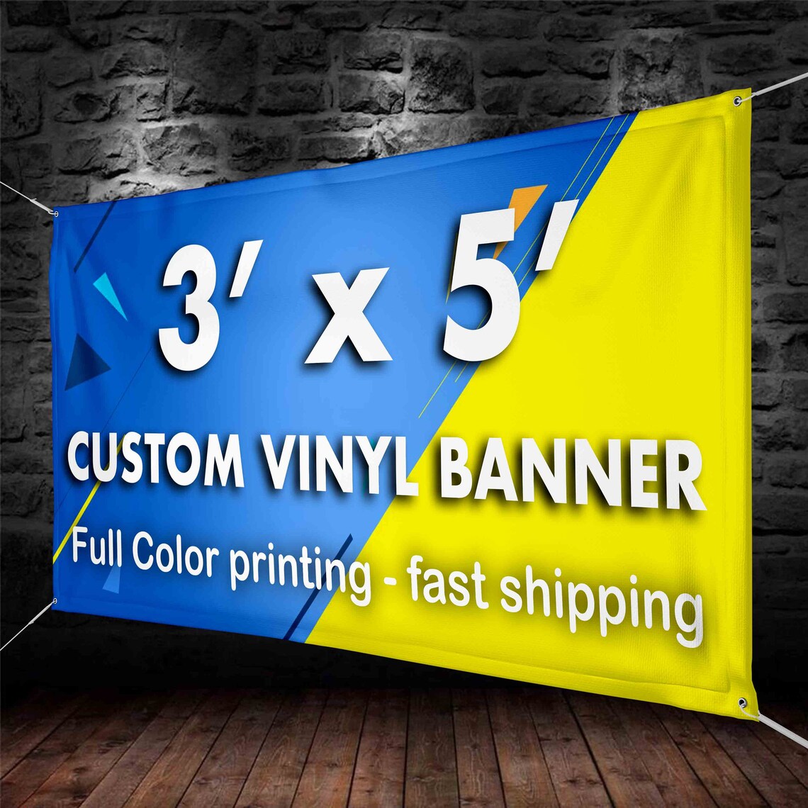 3x5' Custom Banners Vinyl Banner printing 13oz full | Etsy