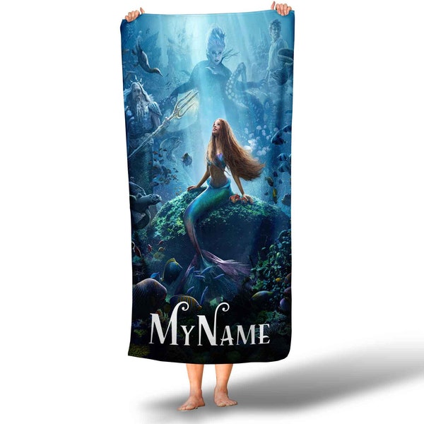 Mermaid Towel Etsy