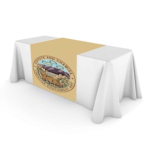 Custom Craft Fair Table Runner with rush next day printing, Promote your business, Multiple sizes and designs image 7