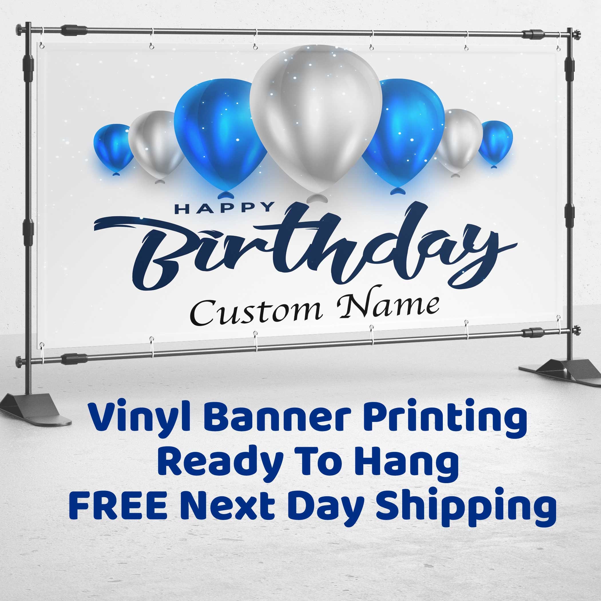 Custom Birthday Banner CUSTOMIZABLE Indoor Outdoor Etsy