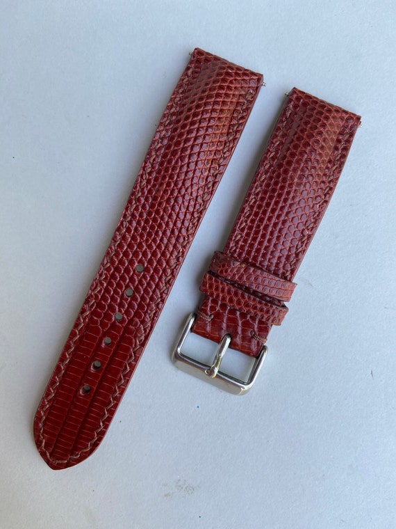 Rotes Uhrenarmband Armband 22mm Leder Braun 26mm 24mm 22mm 21mm
