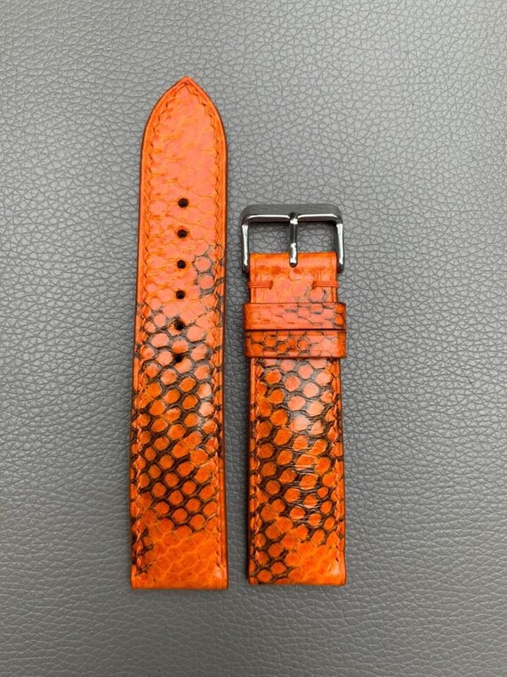 Schlangenarmband Lederband Schlangenlederband 26mm 24mm 23mm 22mm