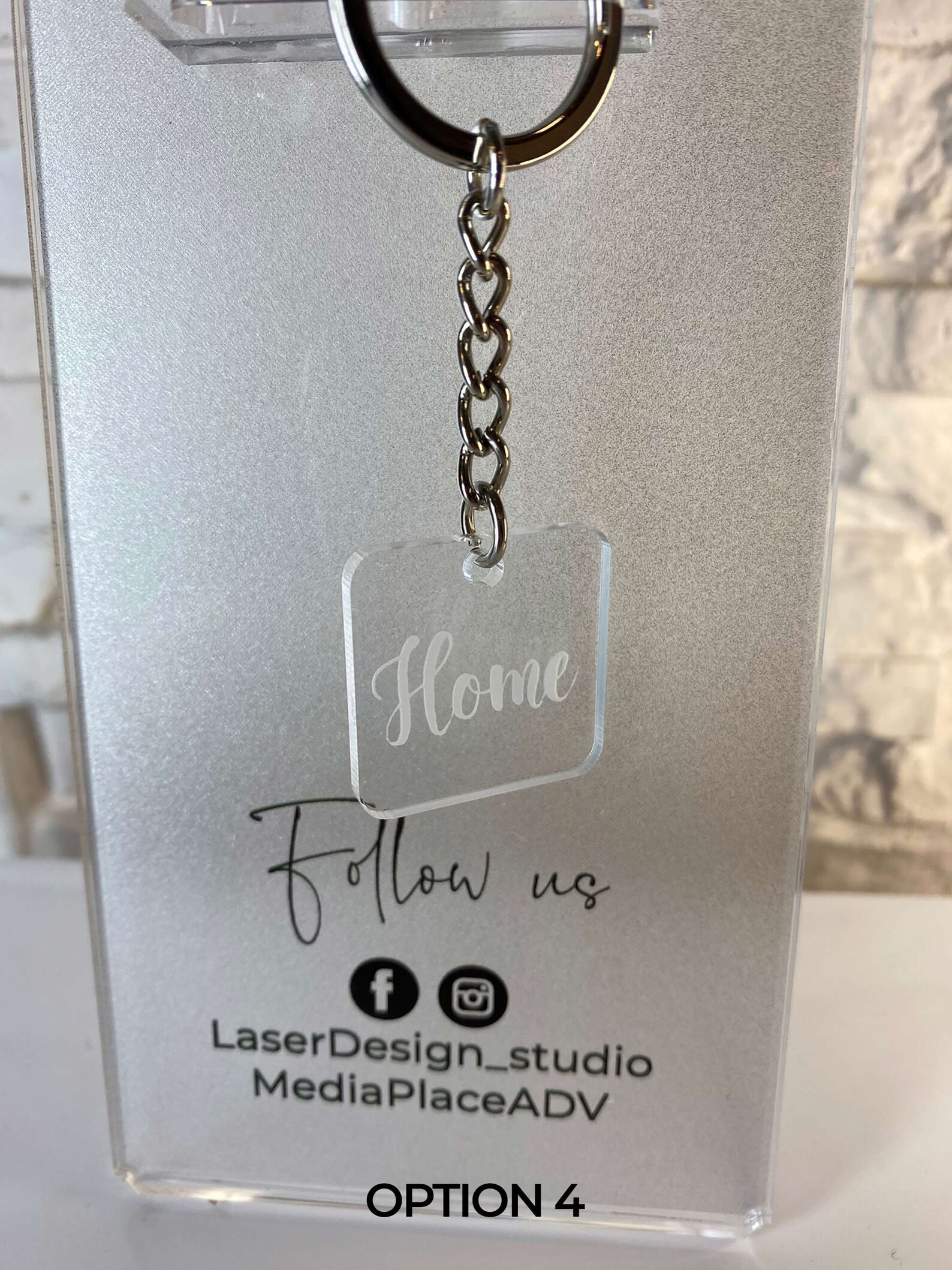 Personalized Keychain Laser Engraved Engraved Acrylic Etsy
