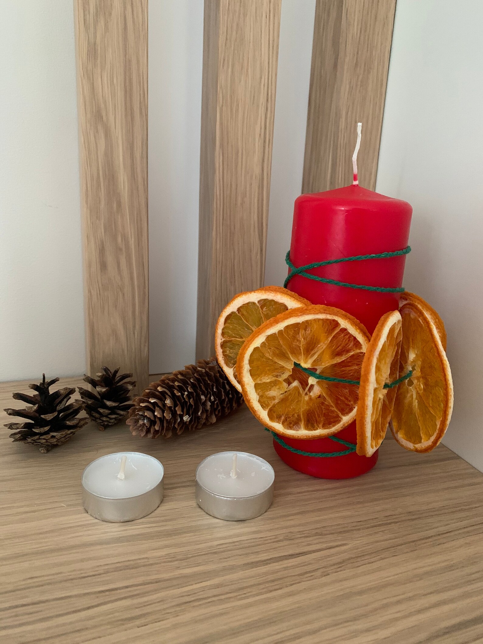 Candle decor kit for teens and adults Dried fruit candle Etsy