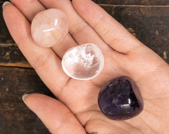 Workplace Productivity Healing Crystals Kit - Workplace Crystal Gifts - Crystal Gift Set Gemstones Mental Health Gift