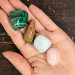 Hartchakra Healing Crystal Kit - Hartchakra Set Yogacadeaus - Hartchakra Edelstenen Spirituele geschenken
