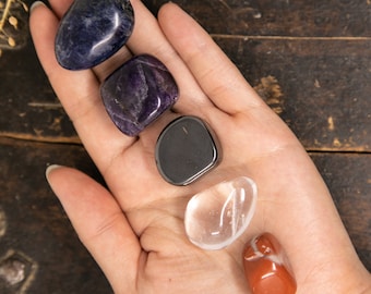 Gratitude Crystals Kit - Thank You Gift Gemstones - Healing Crystal Gift Set
