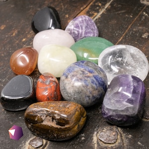 7 Chakra Healing Crystal Kit - Assorted Crystals Complete Chakra Set - Seven Chakra Gemstones Spiritual Gifts