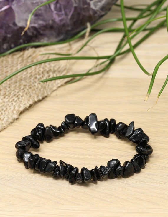 Gemstone Crystal Bracelet: Black Obsidian 8mm – The Planner Society