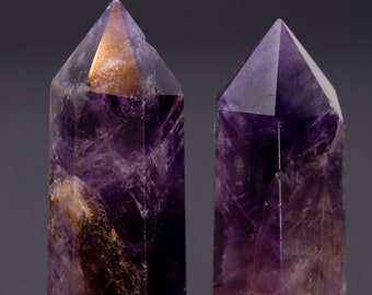 Amethyst Tower - Amethyst Wand for Crystal Healing - Amethyst Obelisk Crystal for Meditation - Large Crystal Wand