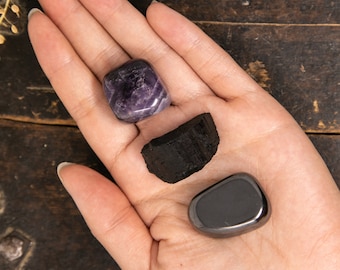 Angel Protection Healing Crystal Crystal Kit - Self Care Gift Protection Crystals - Crystal Healing Gemstones For Protection