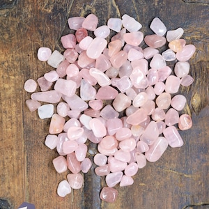 100g Rose Quartz Crystal Gravel For Terrarium - Wholesale Pebble Crystals Vase Filler - Crystal Chips Aquarium Gravel
