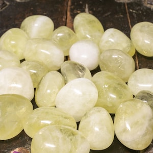 Natural Citrine Tumbled Stone - Healing Crystals Citrine Pocket Stones - Polished Citrine Crystal Gemstone For Crystal Gifts