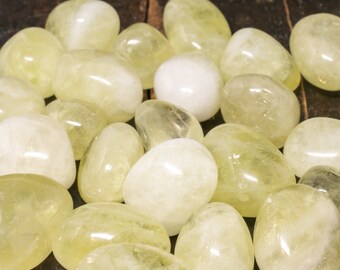Natural Citrine Tumbled Stone - Healing Crystals Citrine Pocket Stones - Polished Citrine Crystal Gemstone For Crystal Gifts