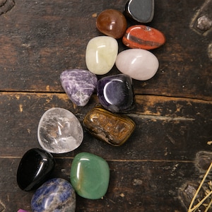 Anfänger Kristalle Set - Heilstein Kit für Anfänger - Polierte Edelsteine Spirituelle Geschenke