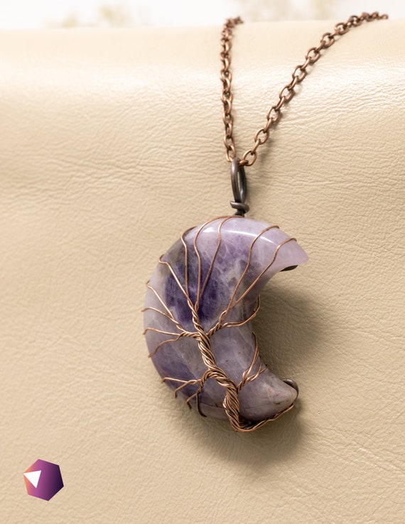 Amethyst 2024 pendant etsy
