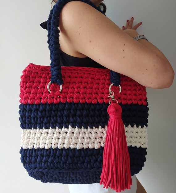 bolsos de playa de trapillo