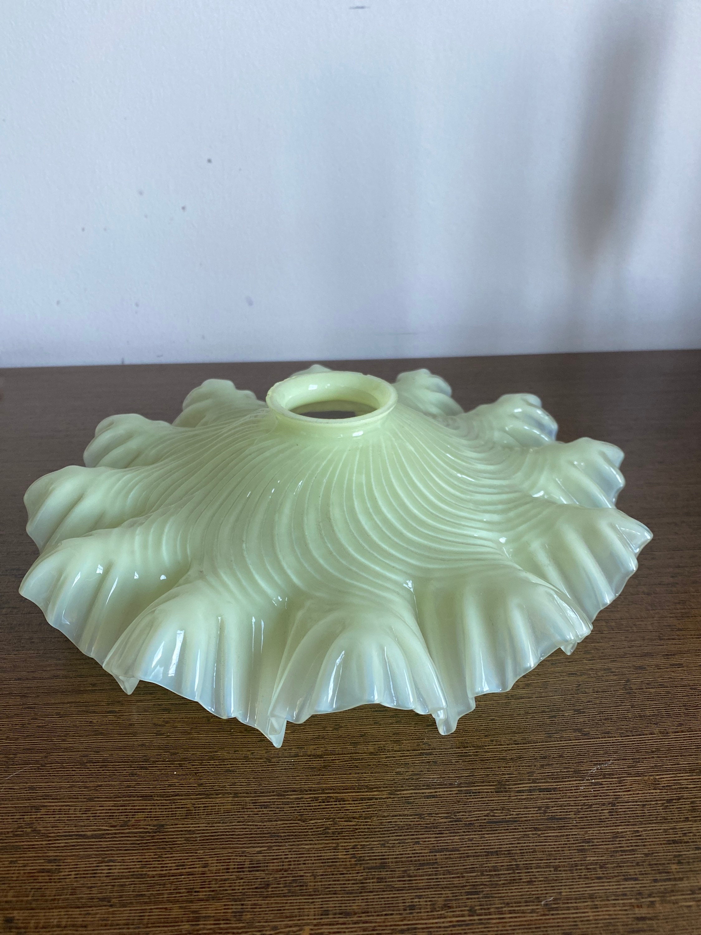 Vintage Pale Green / Yellow Lampshade Etsy Sweden