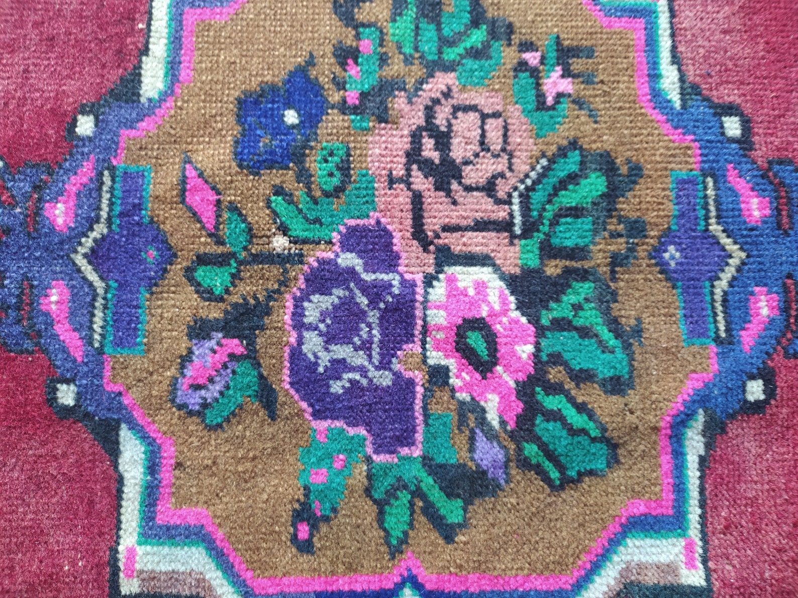 Regenbogenfarben Teppich 16x30 Fuß Kleiner Wollteppich | Etsy