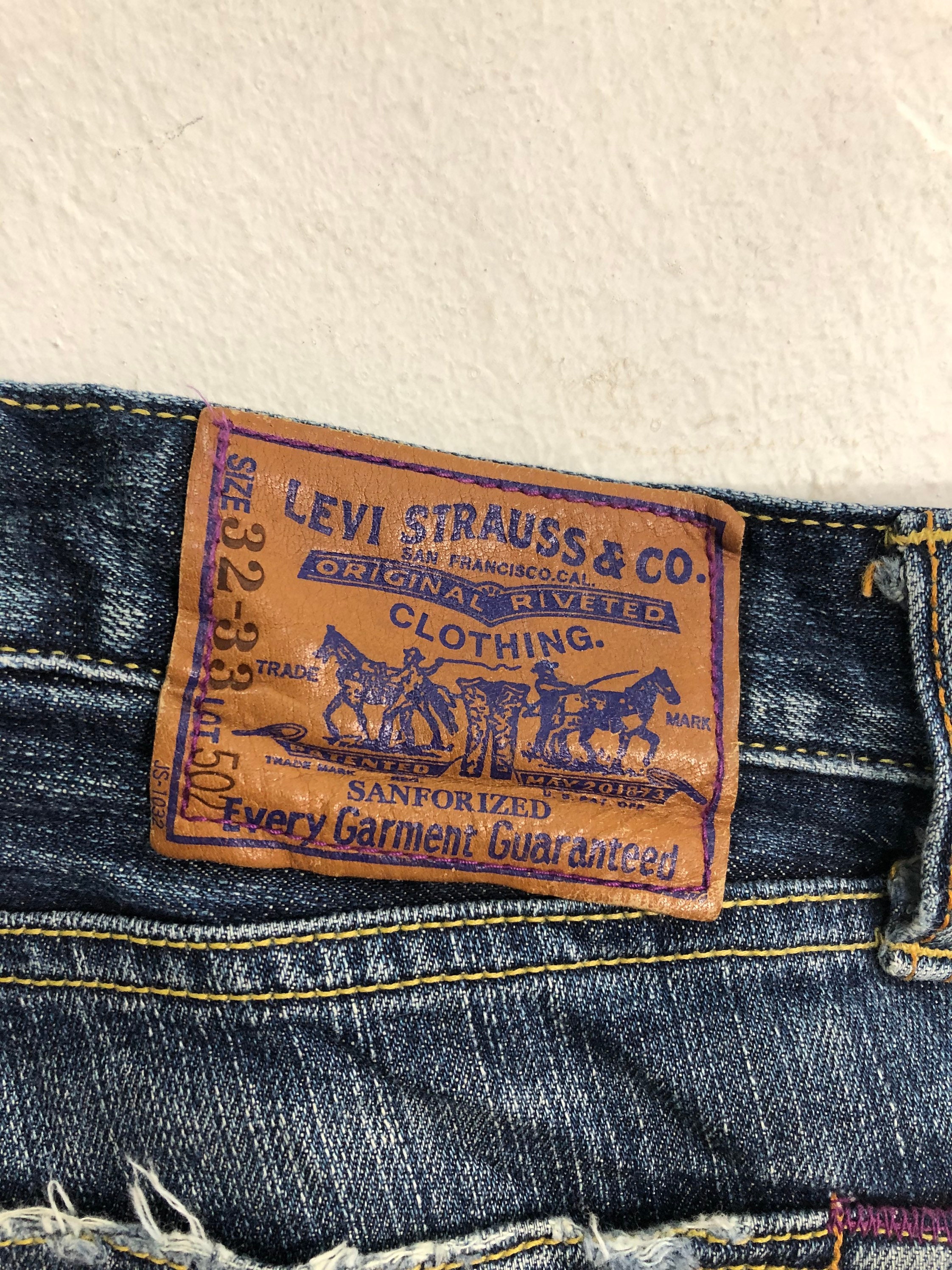 Vintage 90s Levis Strauss & Co Lots 502 Sanforized Regular | Etsy
