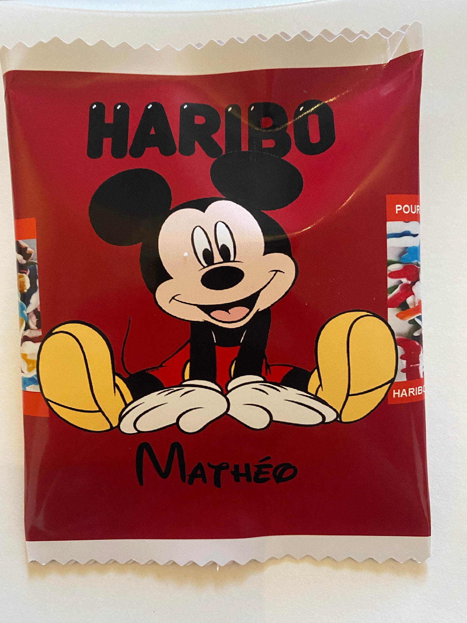 Sachet bonbon haribo personnalisés Etsy