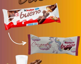 Kinder Bueno personnalisés