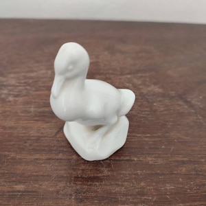 Herend white duck Porcelain Figurine