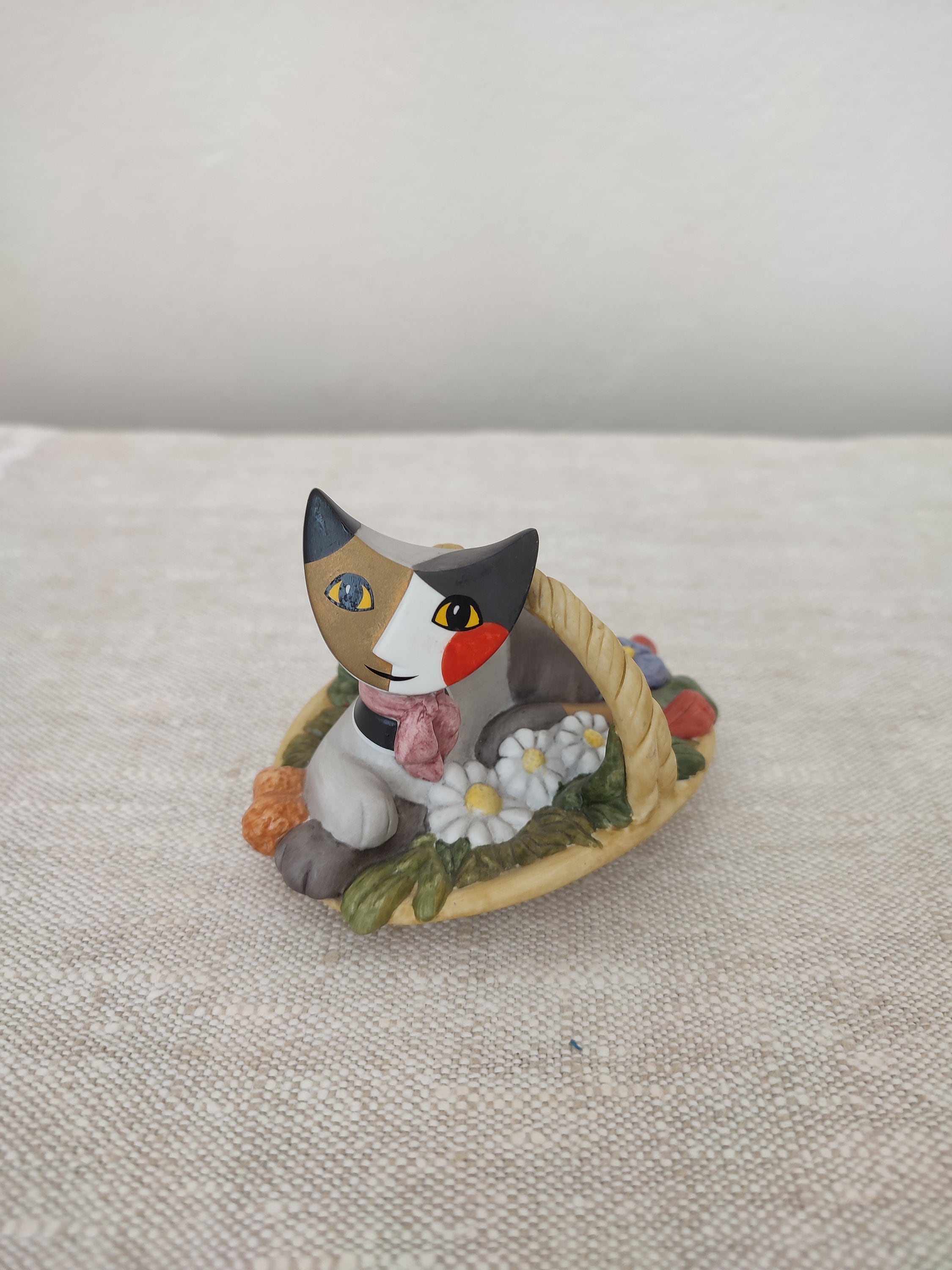 ロジーナ・ヴァハトマイスターの猫の絵　直筆サイン入り ロジーナ・ヴァハトマイスターの猫の絵直筆サイン入り