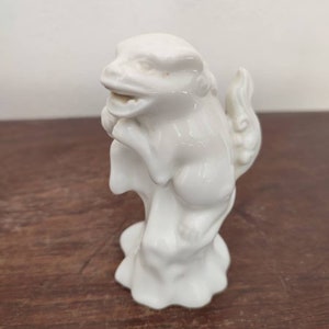 Herend white animal porcelan figurine