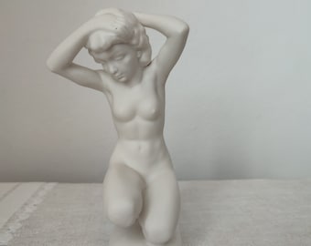 Figura de porcelana de la dama Hutschenreuther