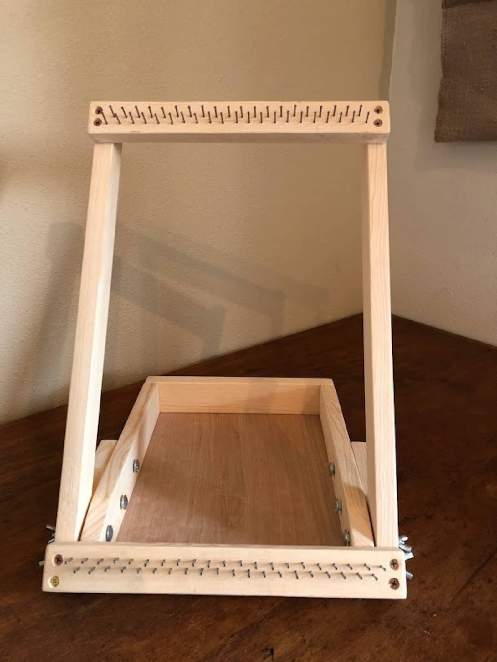 Frame Loom Lap Loom Table Top Loom Wood Loom Weaving Etsy