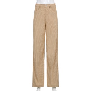 brown corduroy joggers