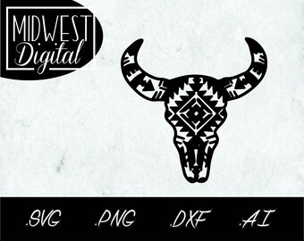 Download Cow Skull Svg Etsy