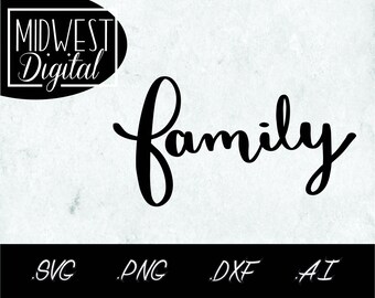Download Family Word Svg Etsy