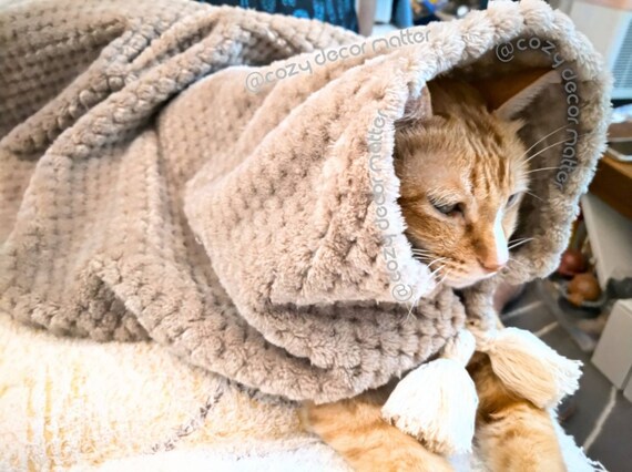 Cat fluffy blanket sale