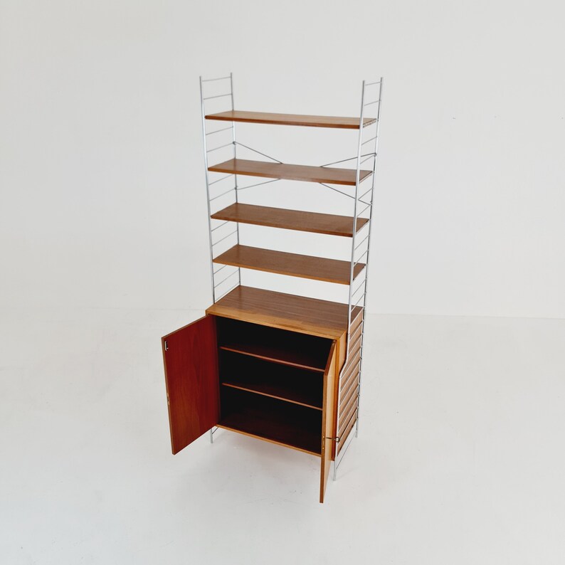 Free Standing Midcentury Wall Shelf Unit, Show Case by František Jirák for Tatra, 1960s Etsy