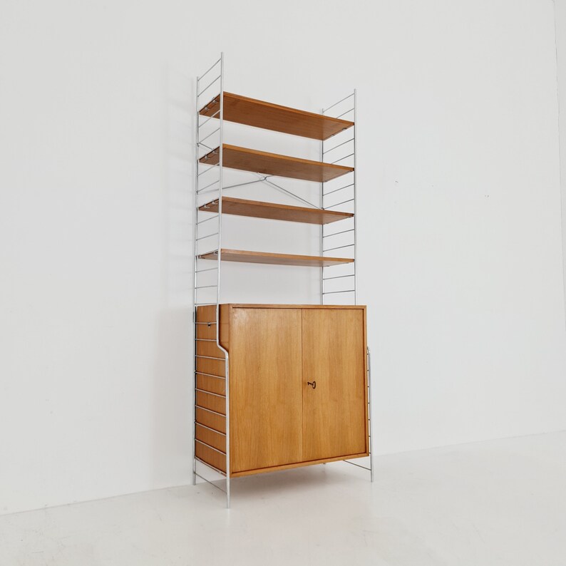 Free Standing Midcentury Wall Shelf Unit, Show Case by František Jirák for Tatra, 1960s Etsy