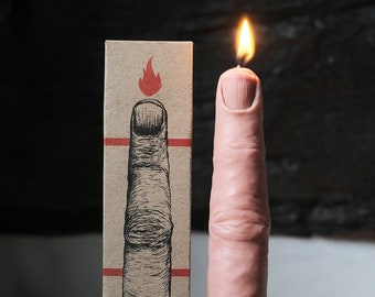 Howie's Torment - Pink Finger Candle