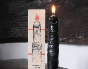 Howie's Torment - Black Finger Candle