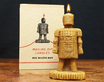 Wee Wicker Man candle