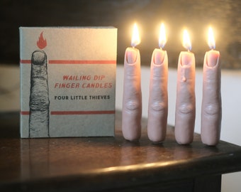 Four Little Thieves - Pink Finger Candles