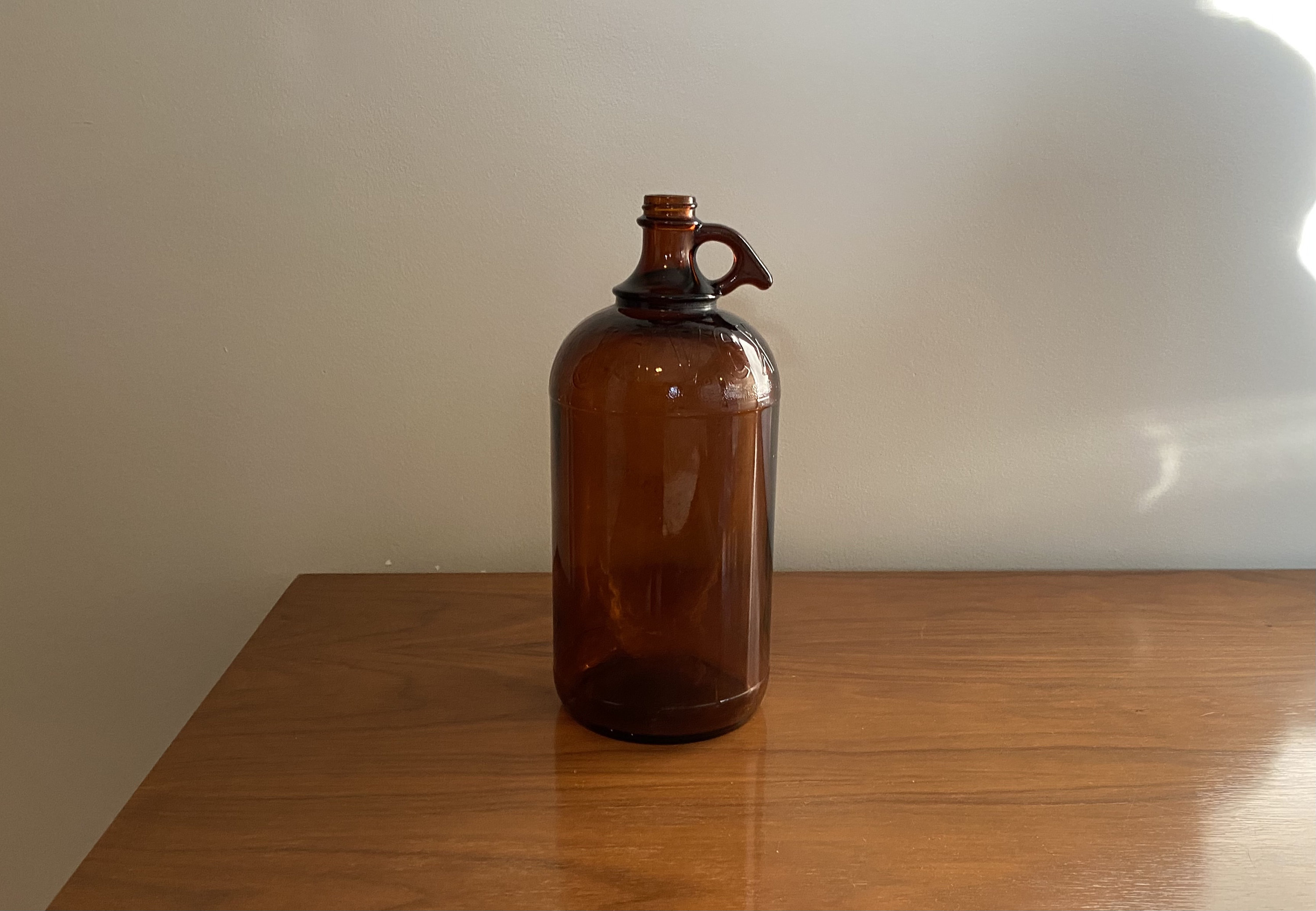 Large Amber Antique Javex Apothecary Brown Glass Bottle Etsy