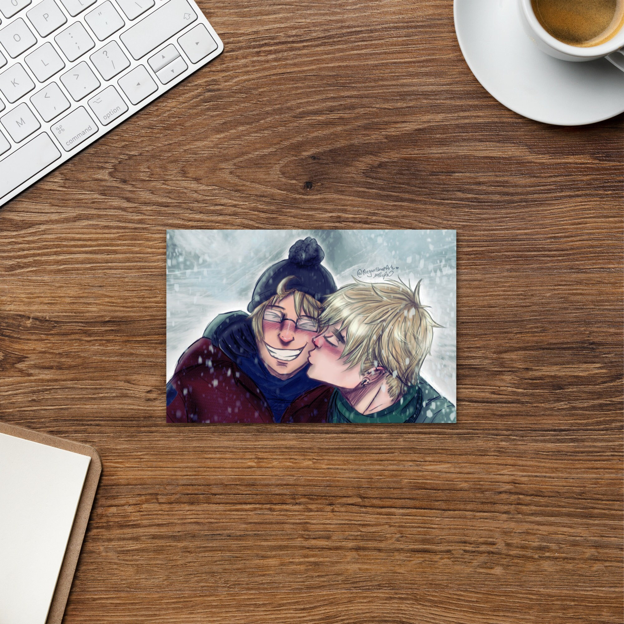 Cute USUK Arthur Kirkland Alfred Jones UKUS Hetalia Fanart Standard  Postcard Anime Manga World Stars Ship America England - Etsy, image size:2000x2000