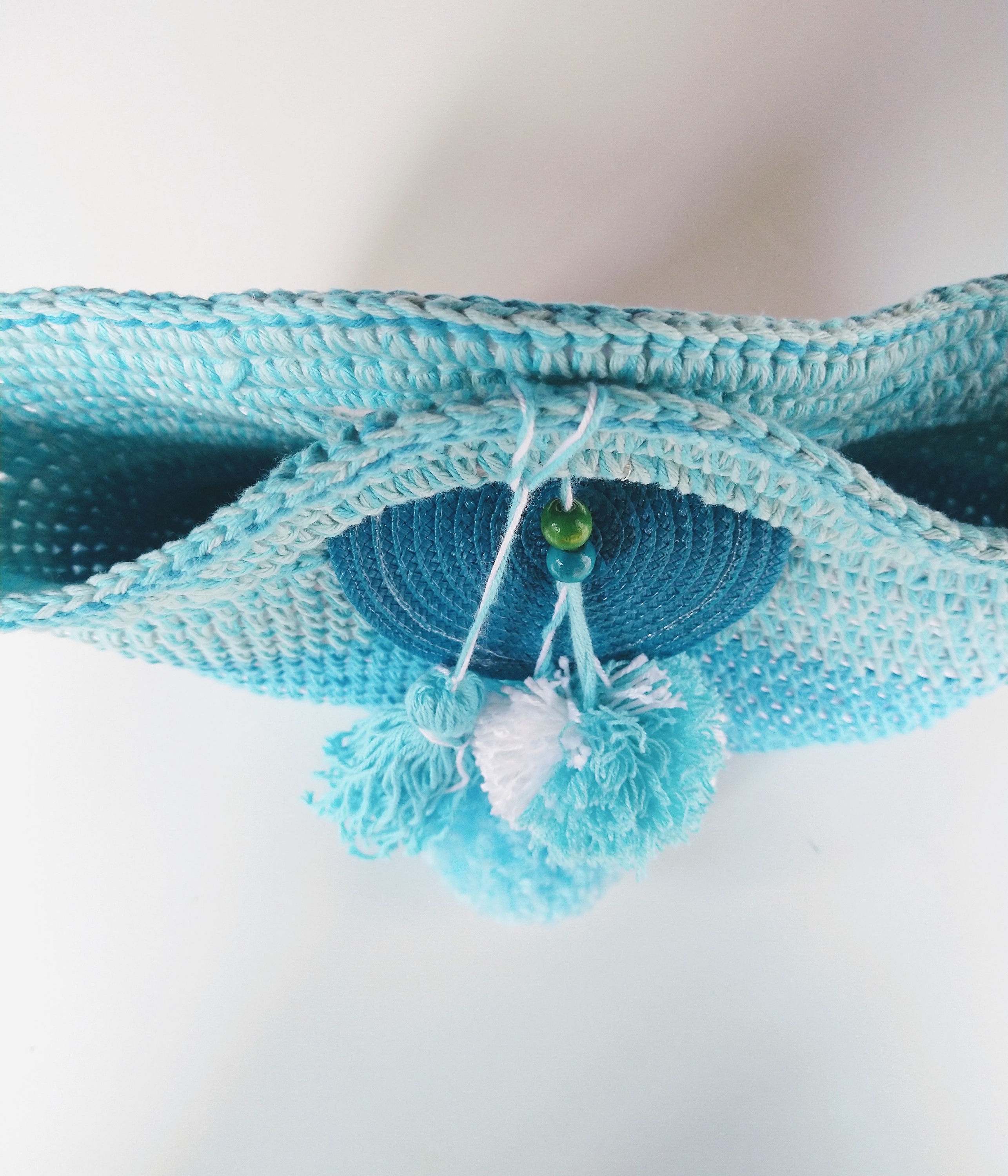 Miyo Caribe Bag Handmade Bag in Different Shades of Turquoise Etsy UK