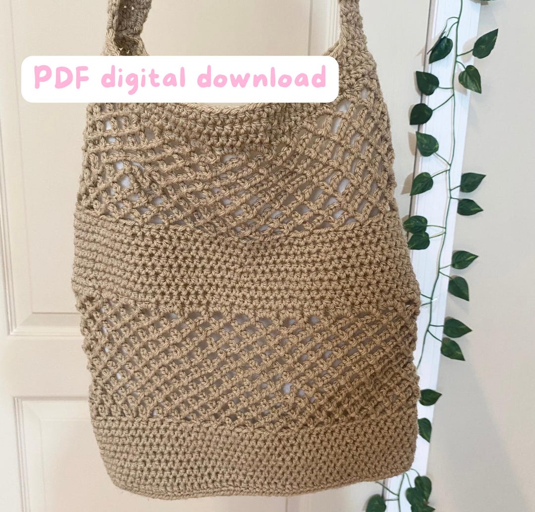 Everyday Tote Bag PDF Crochet Pattern (digital Download) - Etsy